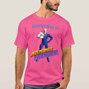 Camiseta pepsiman dice que respeta pronombres
