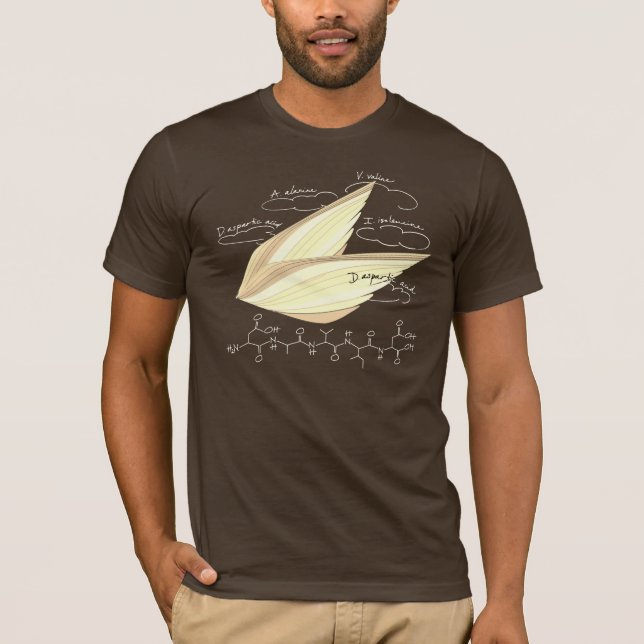 Camiseta péptido DAVID, tema AUC, texto personalizado, oscu (Anverso)