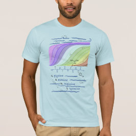 Camiseta Péptido GARY, tema AUC, texto personalizado, claro