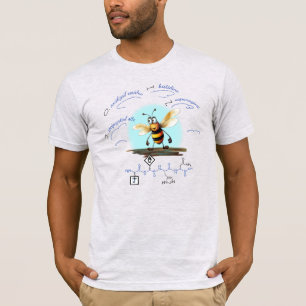 Camiseta Péptido JOHN, Bee-5 con texto personalizado, liger