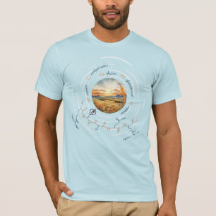 Camiseta Péptido ROGER, Luna 5 con texto personalizado, cla