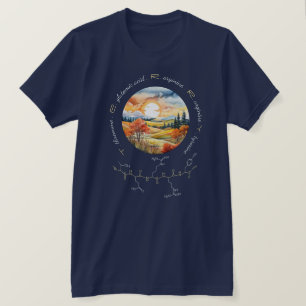 Camiseta Péptido TERRY, Luna 1 con texto personalizado, osc