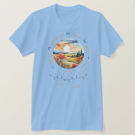 Camiseta Péptido TERRY, Moon 1 con texto personalizado, luz