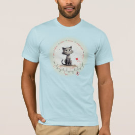 Camiseta péptido VICTOR - gato 2, texto personalizado