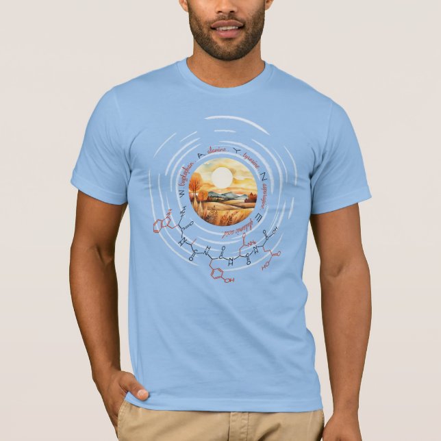 Camiseta Péptido WAYNE, Moon 4 con texto personalizado, lig (Anverso)