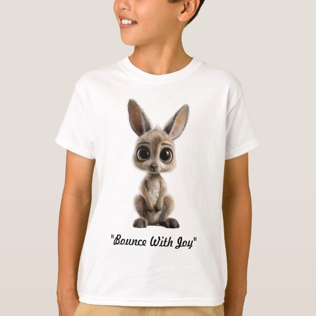 Camiseta "Pequeña Alegría Canguro" (Anverso)