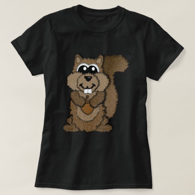Camiseta Pequeña ardilla (Diseño del anverso)
