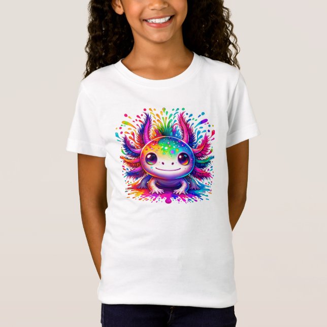 Camiseta Pequeña Axolotl, grandes sueños: Una aventura arco (Anverso)