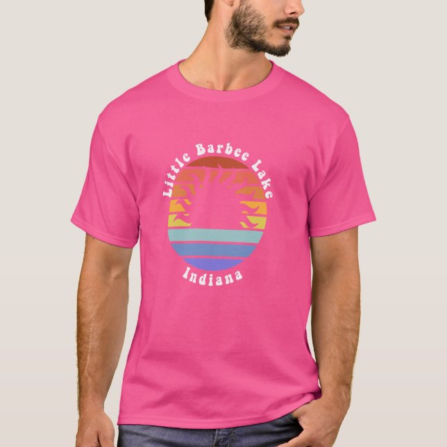 Camiseta Pequeña Barbee Lake Indiana en Sunrise Vacation So (Anverso)