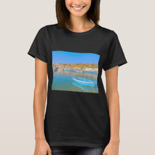 CAMISETA PEQUEÑA BARCA AZUL TENDENCIAS DIGITALES