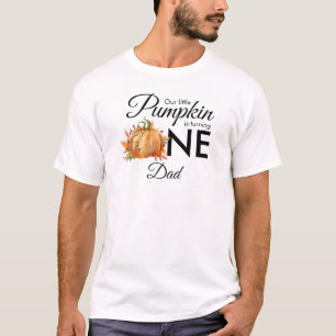Camiseta Pequeña Calabaza que se vuelve un cumpleaños otoño