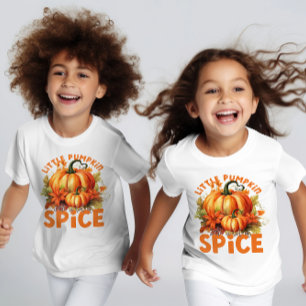 Camiseta Pequeña Calabaza Retro De Acción De Gracias Cae Ni