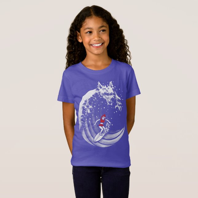 Camiseta Pequeña Caperucita Roja De Surfing (Anverso completo)