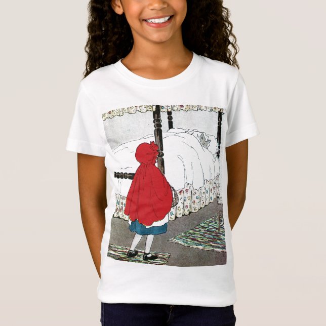 Camiseta Pequeña Caperucita Roja: ¡Qué Orejas Tienes! (Anverso)