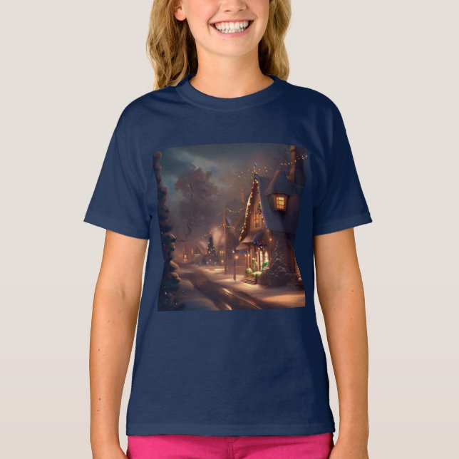 Camiseta Pequeña ciudad 2 navidades (Anverso)