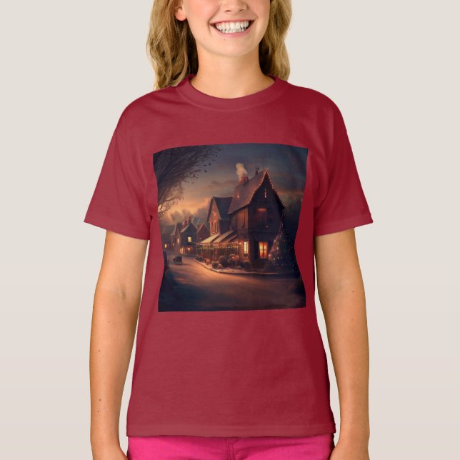 Camiseta Pequeña ciudad 6 navidades (Anverso)