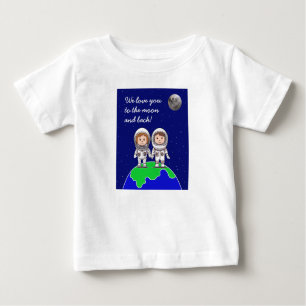 Camiseta pequeña con mamá y papá por Jo Images