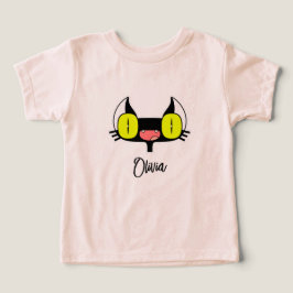 Camiseta pequeña con un gatito gracioso