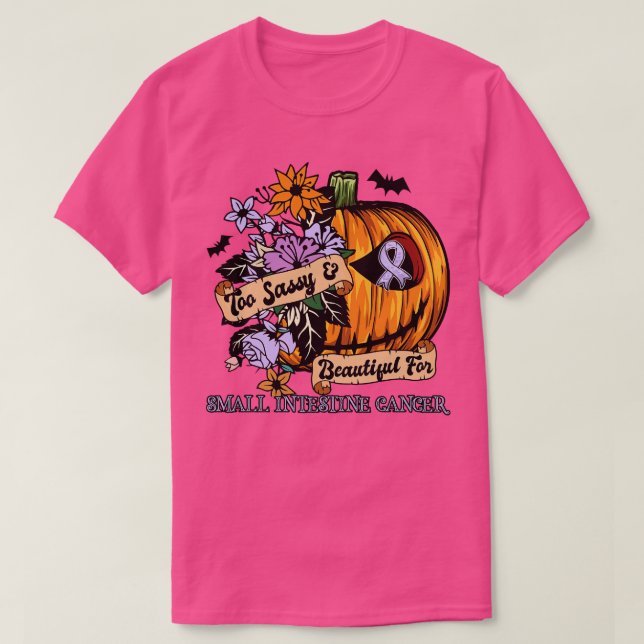 Camiseta Pequeña conciencia intestinal retro halloween asus (Diseño del anverso)