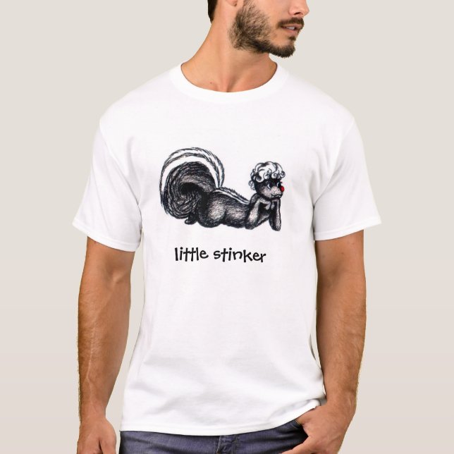 Camiseta pequeña cosa maloliente (Anverso)