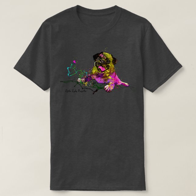 Camiseta Pequeña dama Pugzilla (Diseño del anverso)