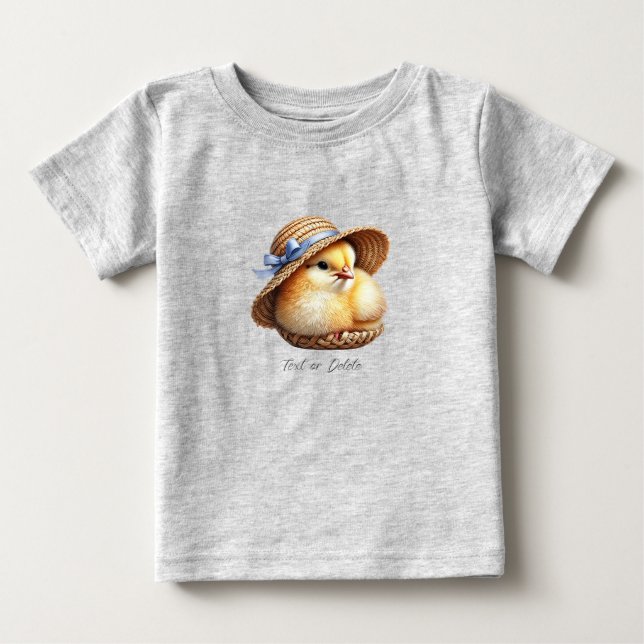 Camiseta pequeña de la cinta azul de la chica (Anverso)