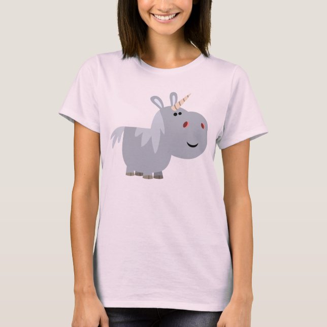 Camiseta Pequeña e inescrutable Personalizado Unicorn Camis (Anverso)