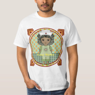 Camiseta Pequeña enfermera chica negra