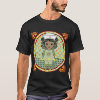 Camiseta Pequeña enfermera chica negra