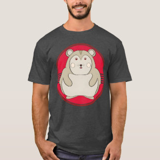 Camiseta Pequeña familia de animales lindos hámsters