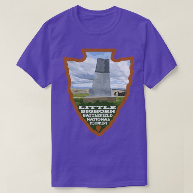 Camiseta Pequeña flecha del Monumento Nacional Bighorn Batt (Diseño del anverso)