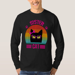 Camiseta Pequeña Gato De Hermandad Con Leopardo Rosa