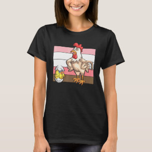 Camiseta Pequeña granja de pollos granja aves gallina
