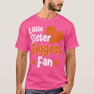 Camiseta Pequeña Hermana De Básquetbol, Soy Su Mayor Fanáti