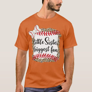 Camiseta Pequeña Hermana Del Béisbol, Gran Ventilador Del B