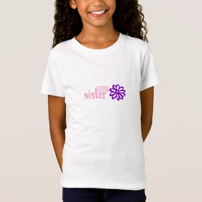 Camiseta Pequeña hermana (los tamaños del niño) (Anverso)