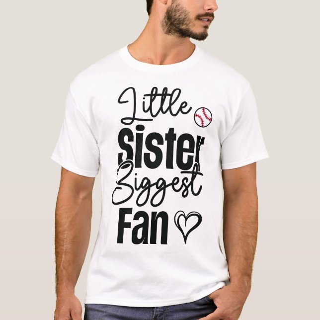 Camiseta Pequeña Hermana-Mayor-Fan-Svg (Anverso)