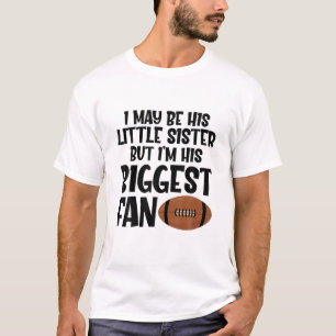 Camiseta Pequeña hermana mayor hincha de fútbol   Ball Spor