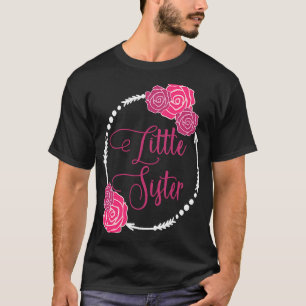 Camiseta Pequeña Hermana Rosa Lil Sis Little Sister Mod