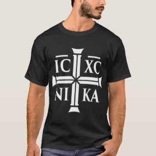 Camiseta Pequeña IC XC NIKA familia cristiana ortodoxa orie