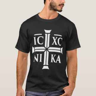 Camiseta Pequeña IC XC NIKA familia cristiana ortodoxa orie