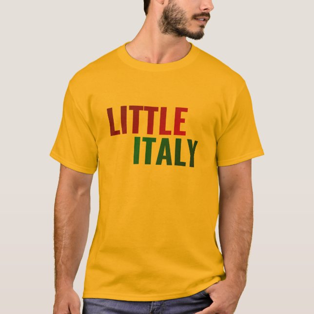 Camiseta Pequeña Italia Barrio de Toronto Camisas (Anverso)