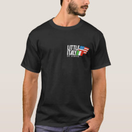 Camiseta Pequeña Italia de Denver 80 retro NEGRO
