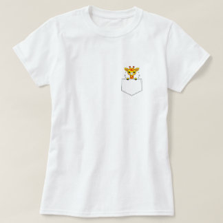Camiseta "Pequeña jirafa, gran corazón"