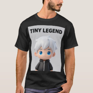 Camiseta Pequeña Leyenda Cabello Blanco Chibi Ropa Urbana G