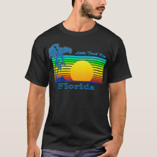 Camiseta Pequeña Llave de Antorcha Florida Retro Tropical B