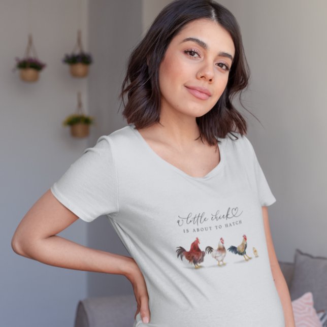 Camiseta Pequeña Mami De Chick Para Ser (Subido por el creador)