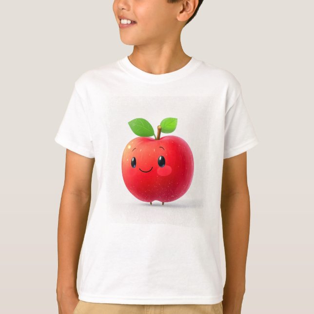 Camiseta Pequeña manzana (Anverso)