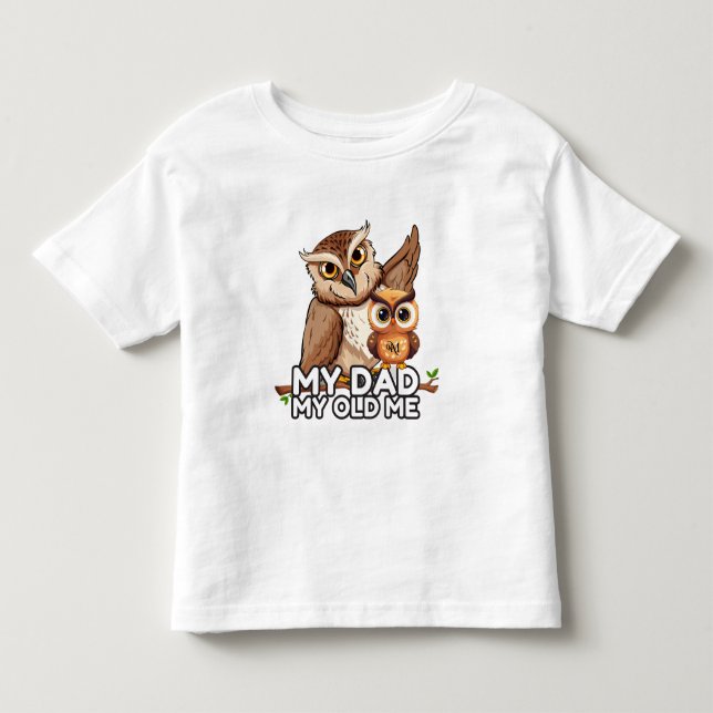 Camiseta pequeña: Mi papá mi viejo (blanco) (Anverso)