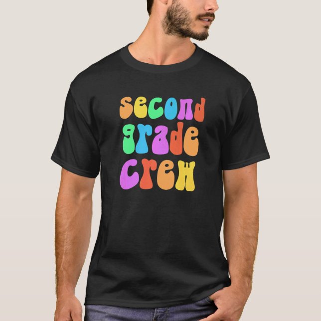 Camiseta Pequeña Miss Arcoiris De Segundo Grado Retro (Anverso)